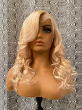 613 Honey Blonde Body Wave Frontal Wig