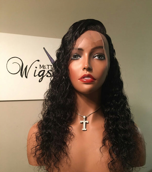 360 Lace Frontal Wig Deep Wave Curly