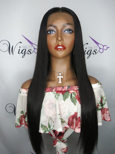 Silk Top Lace Frontal Wig Silky Straight