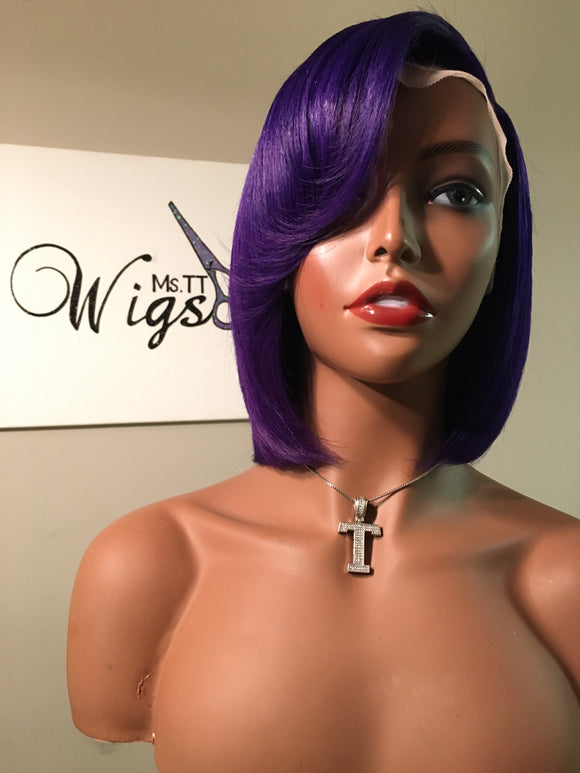 Lace Frontal Wig Purple rage