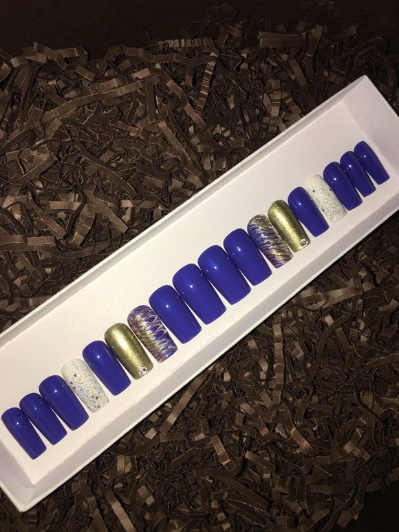 Purple Passion Press On Nail Set