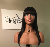 360 Lace Frontal Wig W/ Bangs